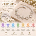 Pulsera 7 Chakras de Plata de Ley 925