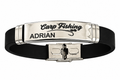 Pulsera Acero Personalizada Carp Fishing con Nombre