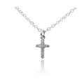 Collar Plata Cruz