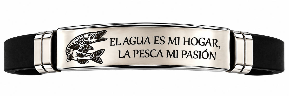 Pulsera Acero El Agua Es Mi Hogar