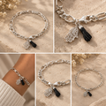 Pulsera Doble Protección – Mano de Fátima & Mano Protectora