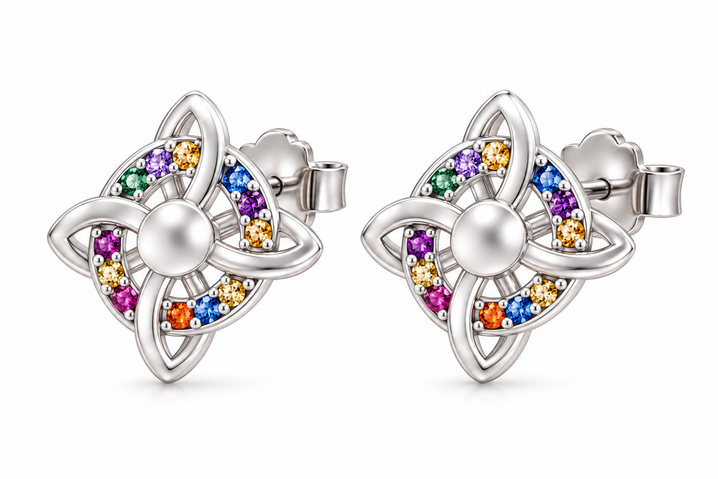 Pendientes de Plata “Nudo de Bruja”