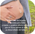 Llamador De Ángeles De Plata De Ley 925