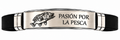 Pulsera Acero Personalizada Pasión Por La Pesca